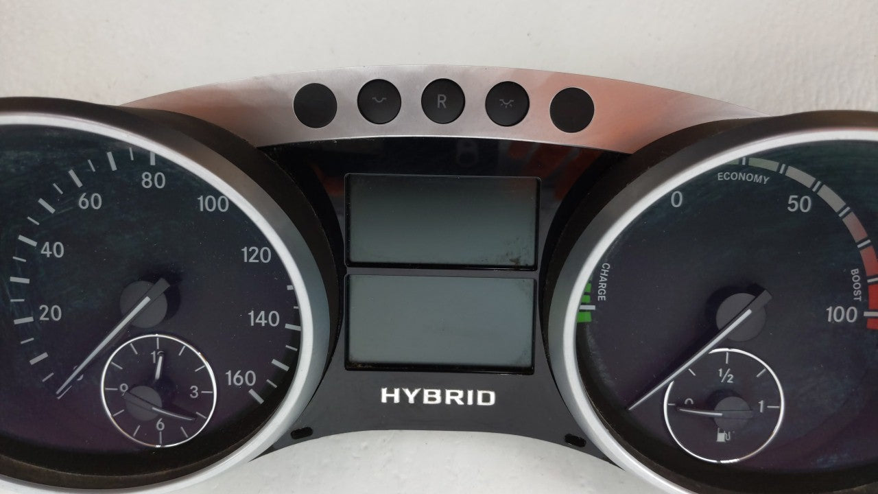 2010-2011 Mercedes-Benz Ml450 Instrument Cluster Speedometer Gauges P/N:A164 900 95 00 1649009500 Fits Fits 2010 2011 OEM Us
