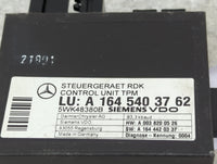 2011 Mercedes-benz R350 Tire Pressure Monitoring System Sensor Tpms - Oemusedautoparts1.com