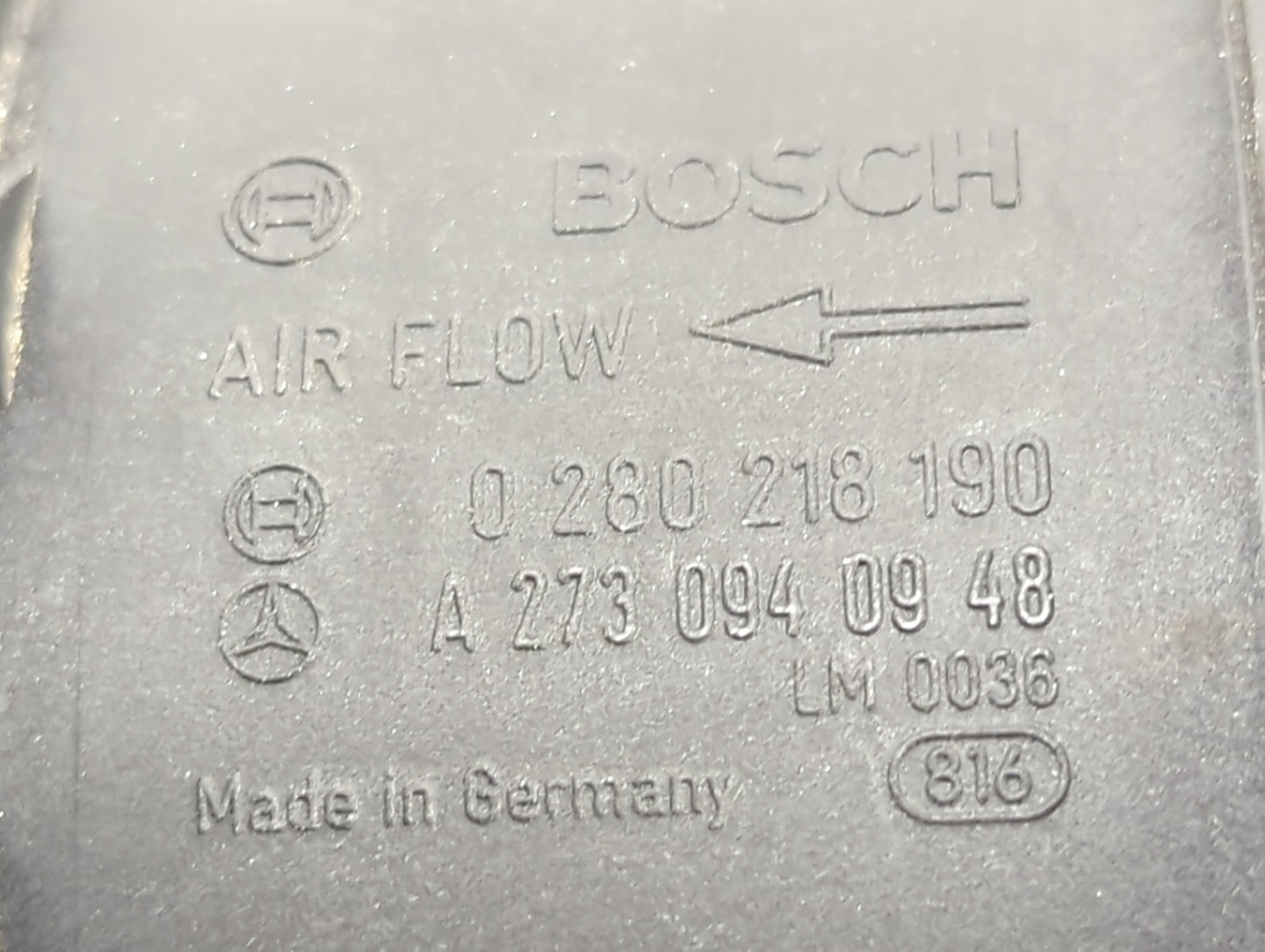 Mercedes E-class Mass Air Flow Meter Maf - Oemusedautoparts1.com