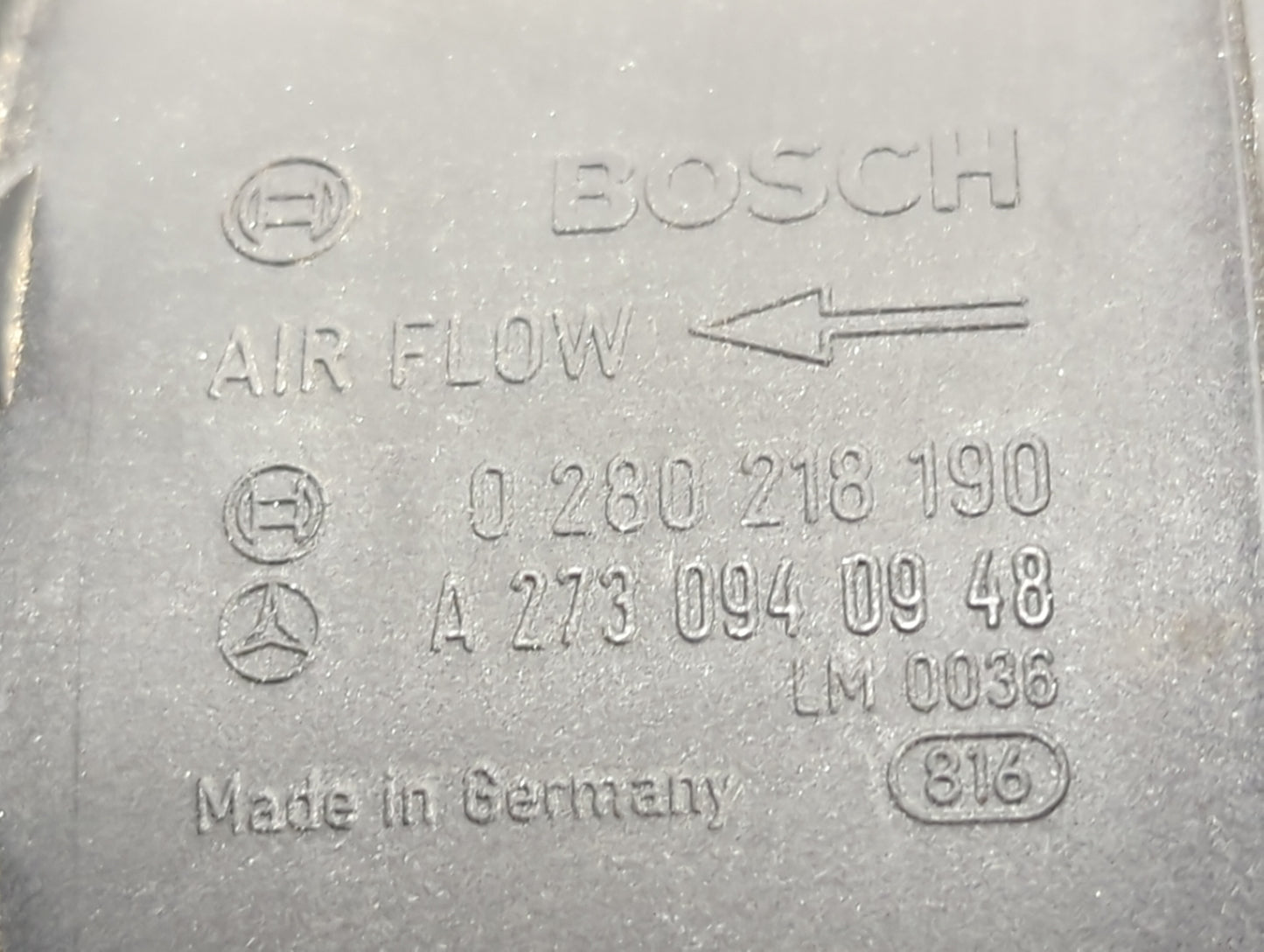 Mercedes E-class Mass Air Flow Meter Maf - Oemusedautoparts1.com