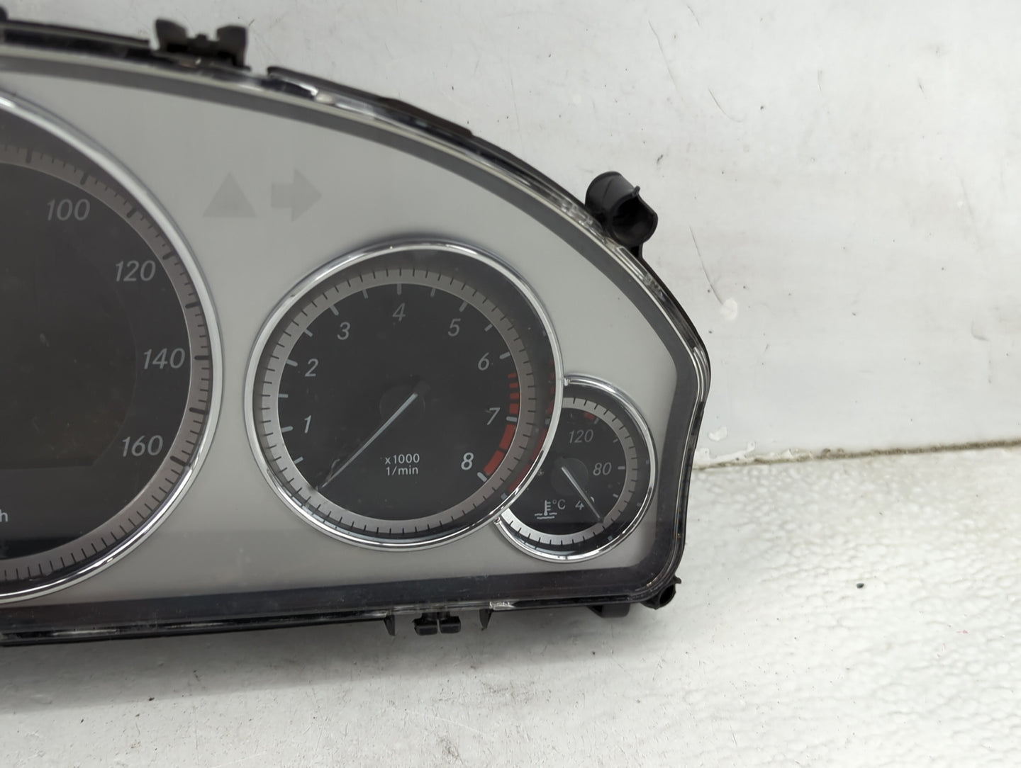 2011 Mercedes Benz E Class Instrument Cluster Speedometer Gauges Miles:168K Fits OEM Used Auto Parts - Oemusedautoparts1.com