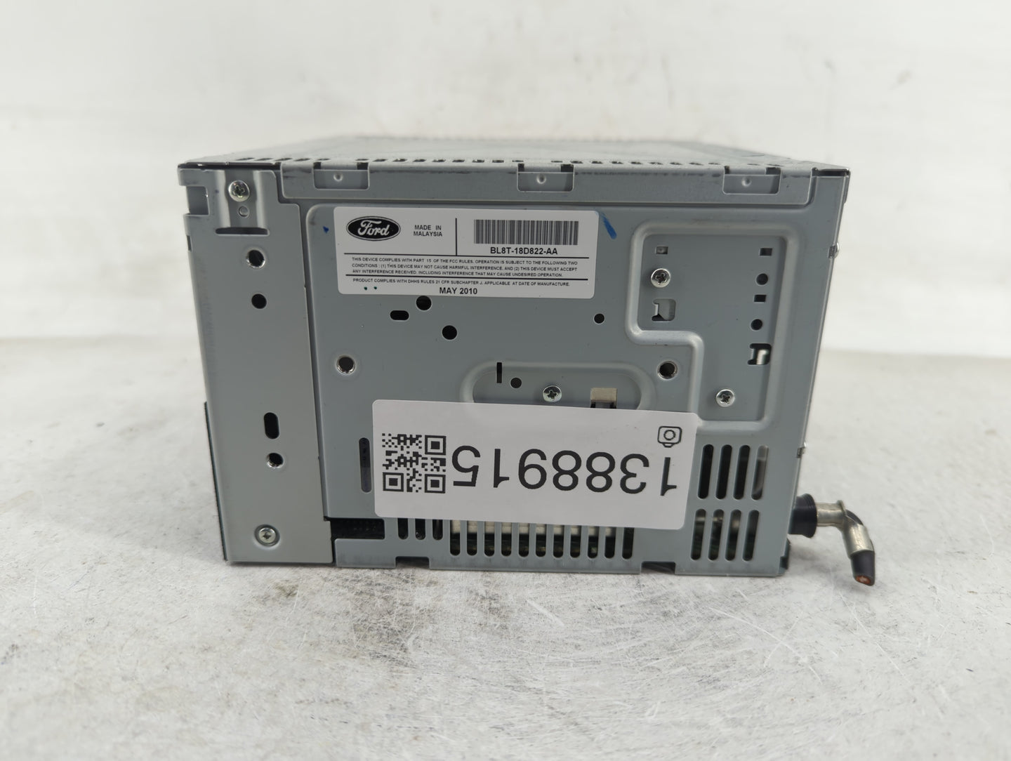 2011 Mercury Mariner Radio AM FM Cd Player Receiver Replacement P/N:BL8T-18D822-AA Fits Fits 2012 OEM Used Auto Parts - Oemu