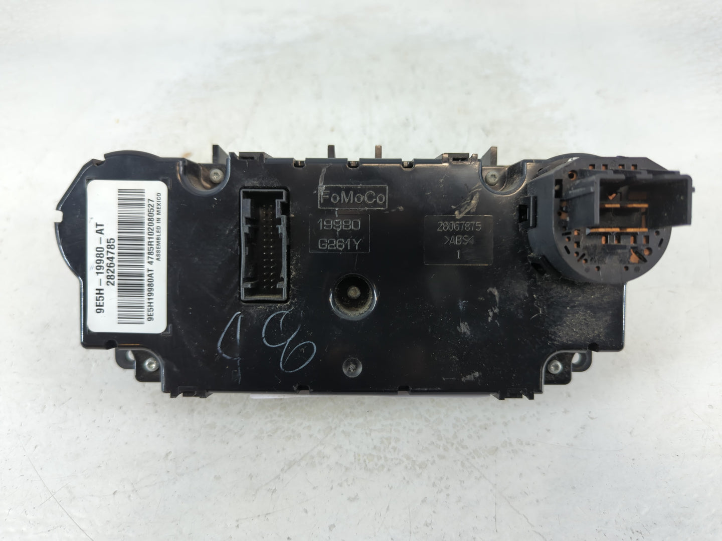 2011 Mercury Milan Climate Control Module Temperature AC/Heater Replacement P/N:9E5H-19980-AT Fits OEM Used Auto Parts - Oem