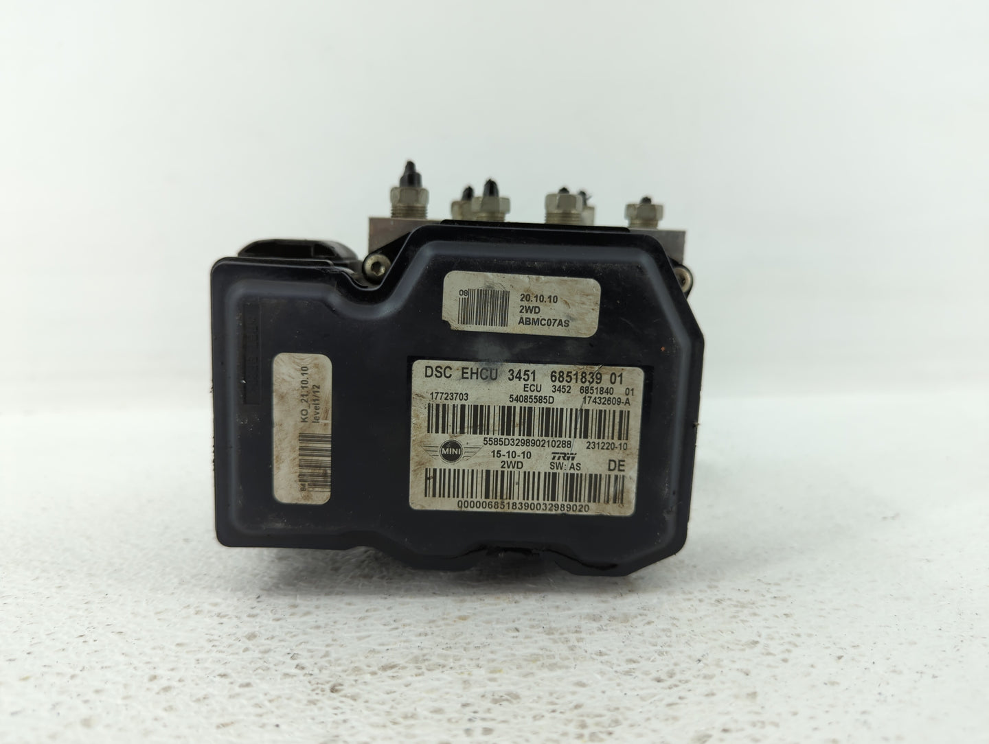 2011 Mini Cooper ABS Pump Control Module Replacement P/N:3451 6851839 6793932 Fits OEM Used Auto Parts - Oemusedautoparts1.c