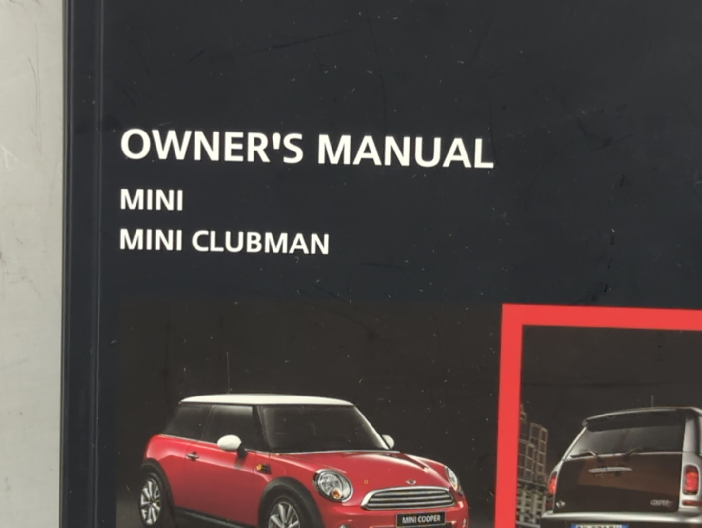 2011 Mini Cooper Clubman Owners Manual Book Guide P/N:01 40 2 608 474 OEM Used Auto Parts - Oemusedautoparts1.com