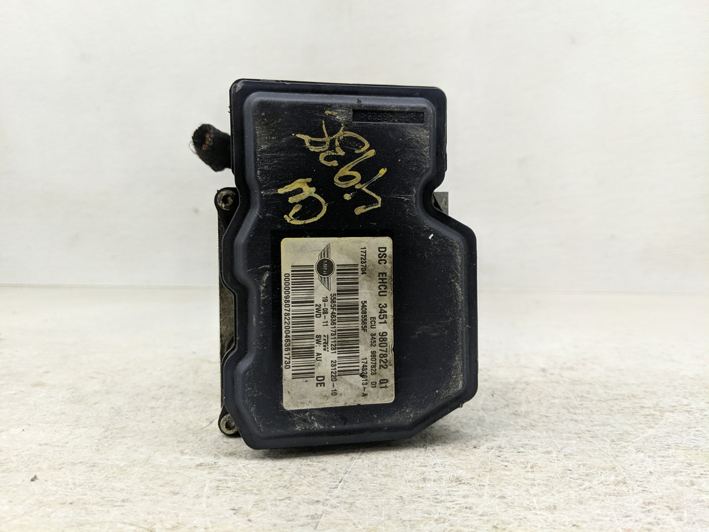 2011-2012 Mini Cooper Countryman ABS Pump Control Module Replacement P/N:54085585E 3451 9807162 01 Fits Fits 2011 2012 OEM U