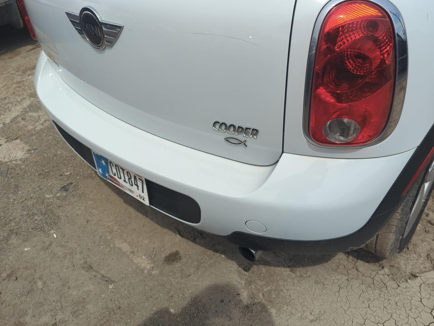 2011-2016 Mini Cooper Countryman Rear Bumper Assembly Oem - Oemusedautoparts1.com