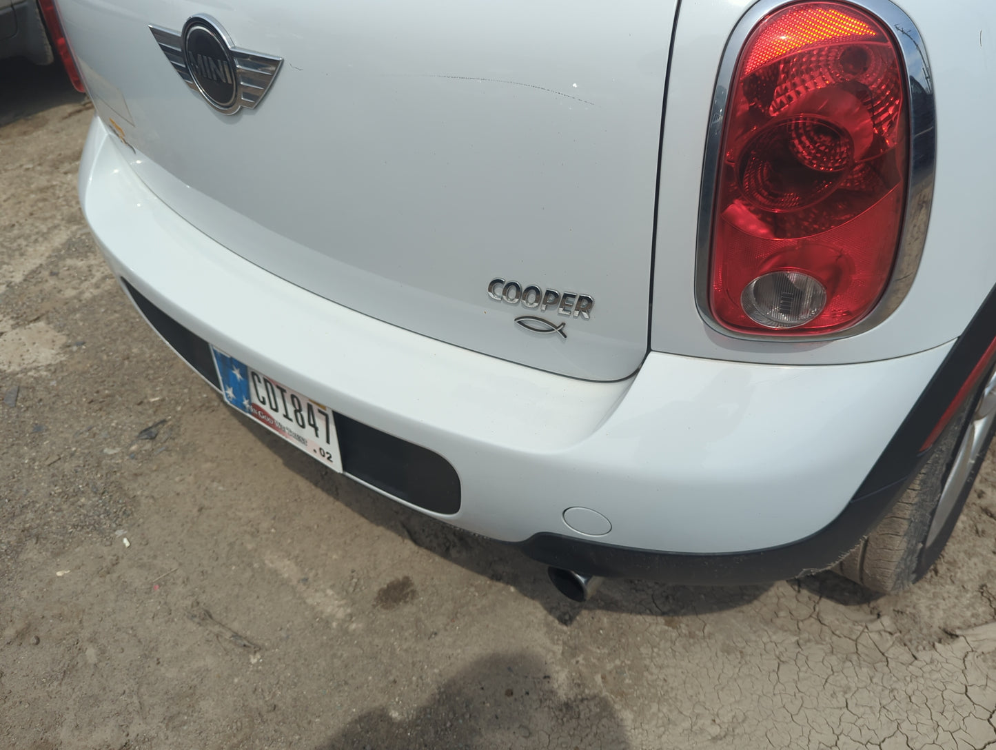 2011-2016 Mini Cooper Countryman Rear Bumper Assembly Oem - Oemusedautoparts1.com
