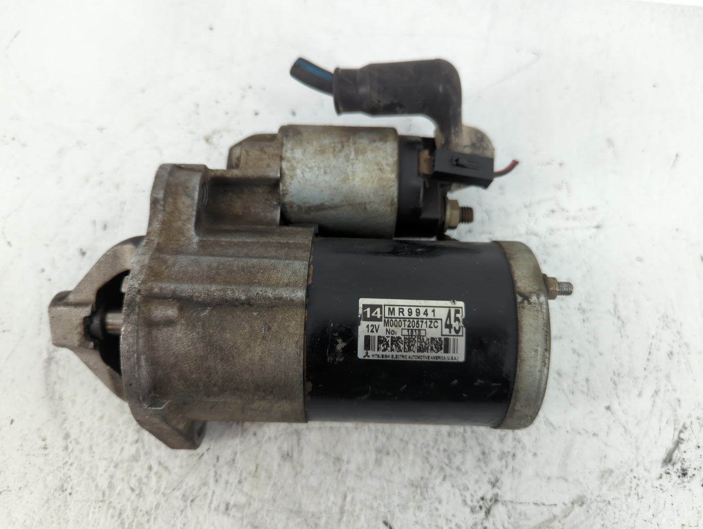 2011 Mitsubishi Endeavor Car Starter Motor Solenoid OEM P/N:M000T20571ZC 14MR9941 Fits OEM Used Auto Parts - Oemusedautopart