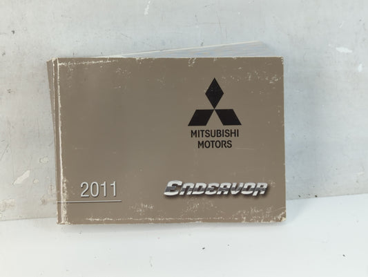 2011 Mitsubishi Endeavor Owners Manual Book Guide OEM Used Auto Parts - Oemusedautoparts1.com