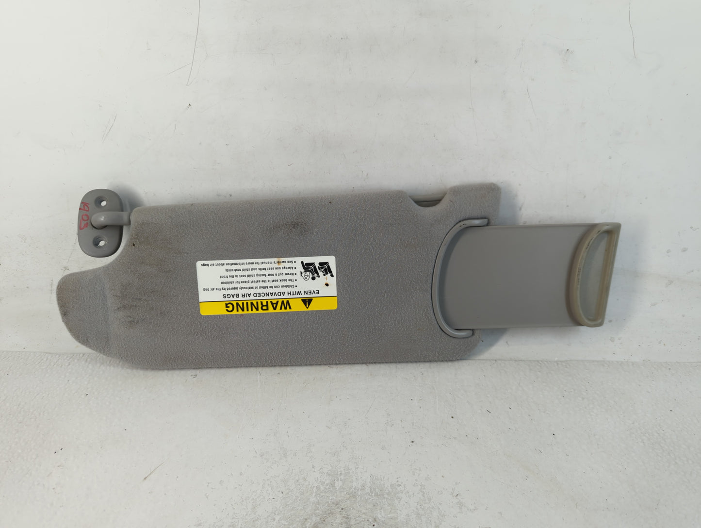 2010-2012 Mitsubishi Galant Sun Visor Shade Replacement Passenger Right Mirror Fits Fits 2010 2011 2012 OEM Used Auto Parts 