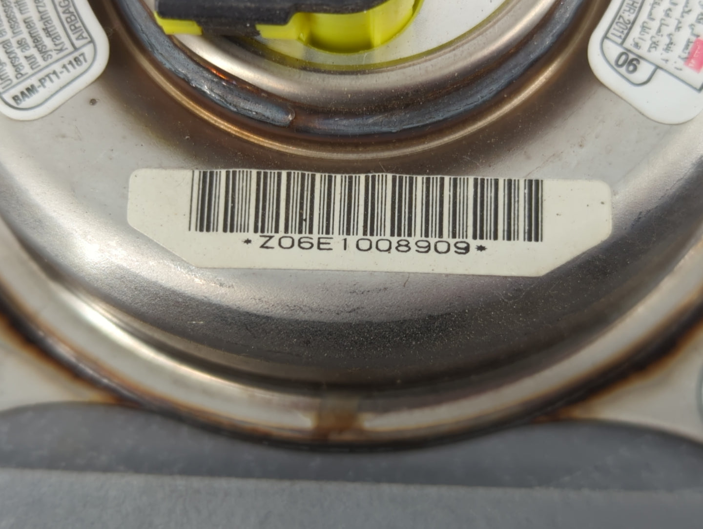 2007-2012 Mitsubishi Galant Air Bag Driver Left Steering Wheel Mounted P/N:Z06E1008909 Fits Fits 2007 2008 2009 2010 2011 20