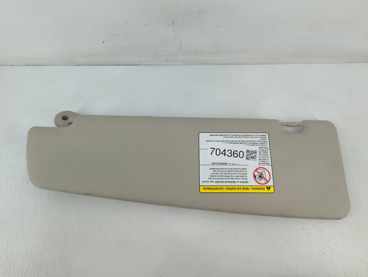 2007-2017 Mitsubishi Lancer Sun Visor Shade Replacement Passenger Right Mirror Fits OEM Used Auto Parts - Oemusedautoparts1.