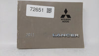2011 Mitsubishi Lancer Owners Manual Book Guide OEM Used Auto Parts - Oemusedautoparts1.com