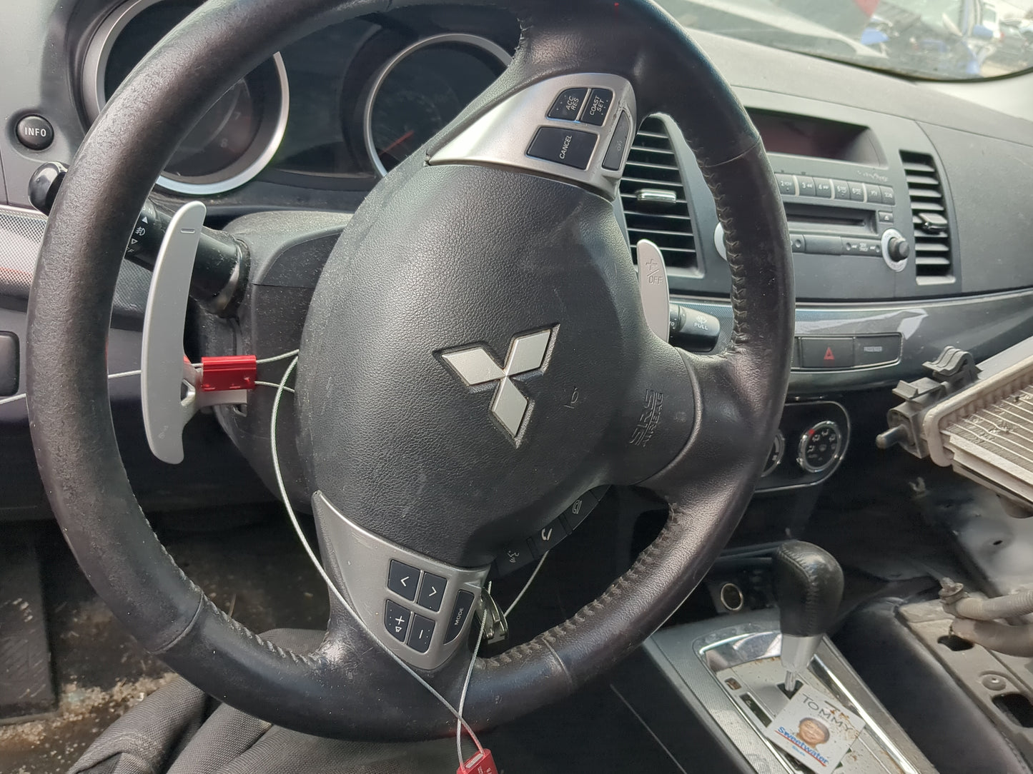 2011-2017 Mitsubishi Lancer Air Bag Driver Left Steering Wheel Mounted - Oemusedautoparts1.com
