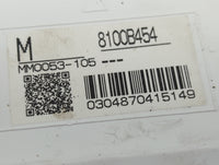 2011 Mitsubishi Lancer Instrument Cluster Speedometer Gauges P/N:8100B454 Miles:130K Fits OEM Used Auto Parts - Oemusedautop
