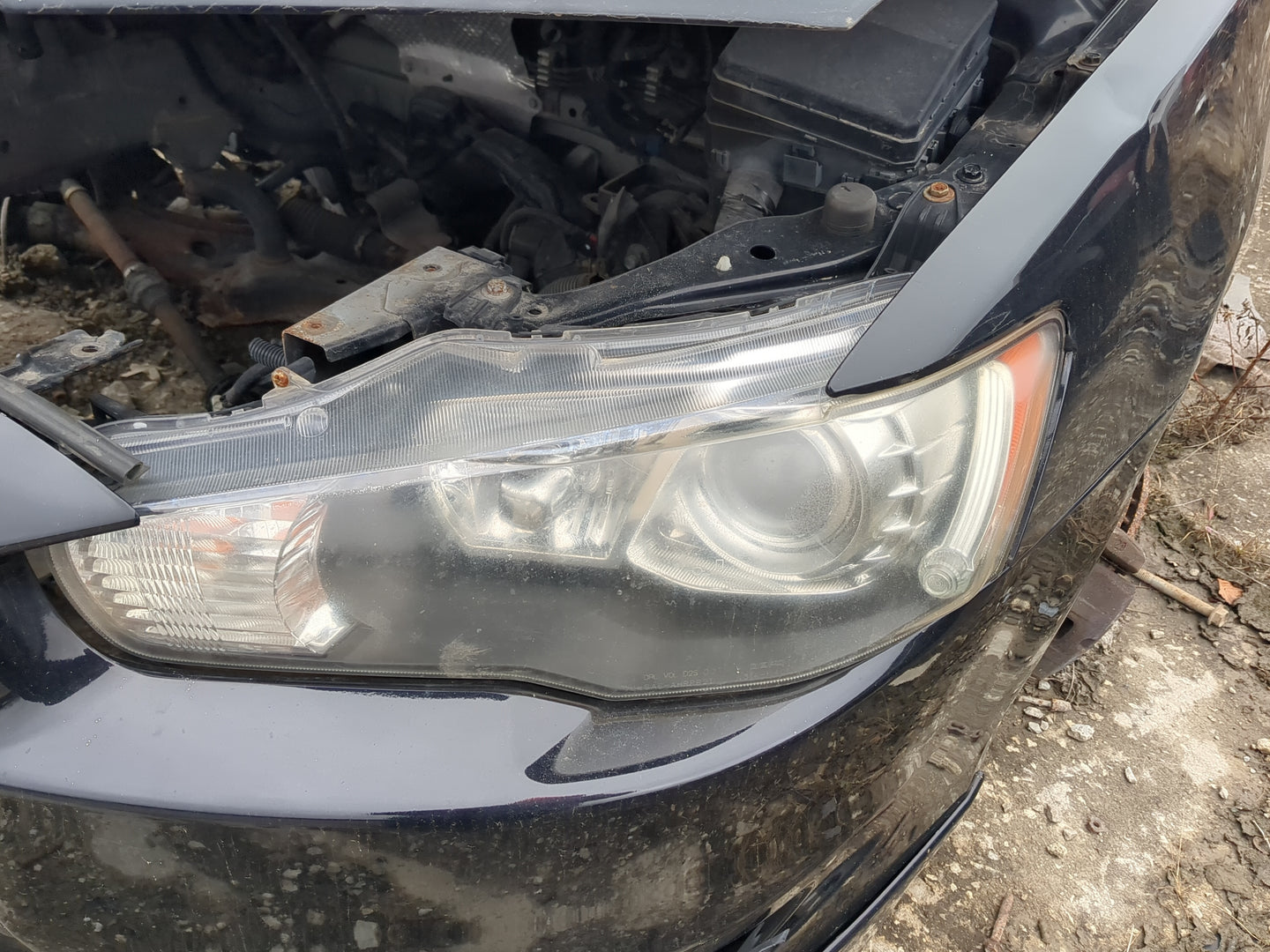 2009-2017 Mitsubishi Lancer Driver Left Oem Head Light Headlight Lamp - Oemusedautoparts1.com