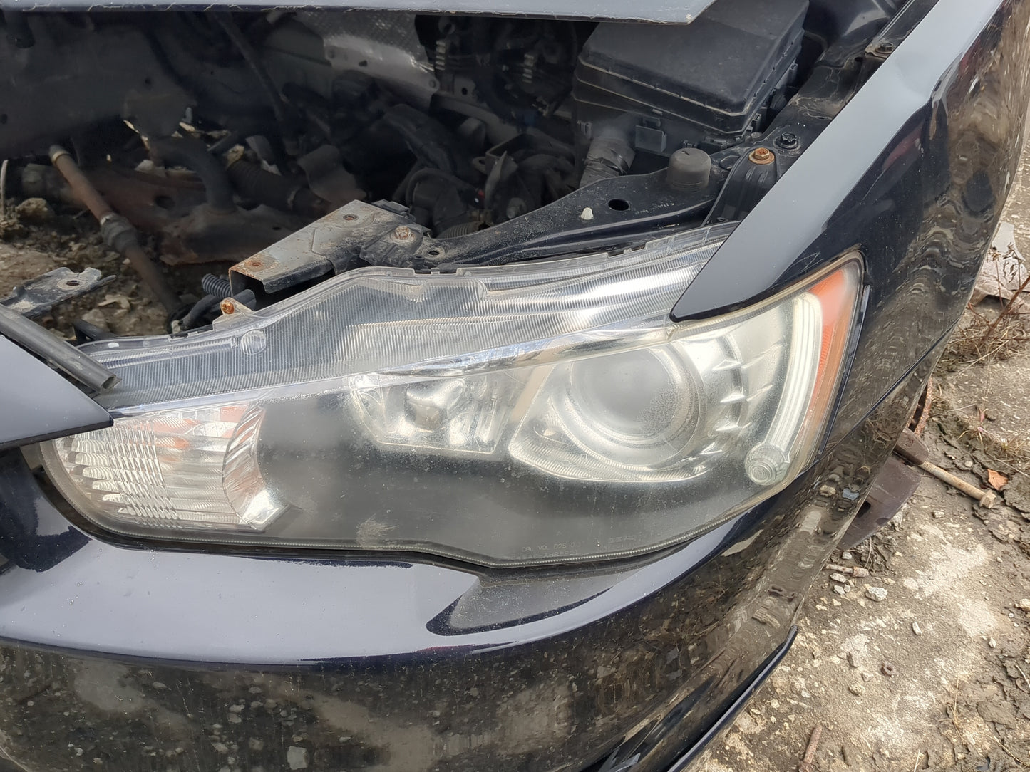 2009-2017 Mitsubishi Lancer Driver Left Oem Head Light Headlight Lamp - Oemusedautoparts1.com