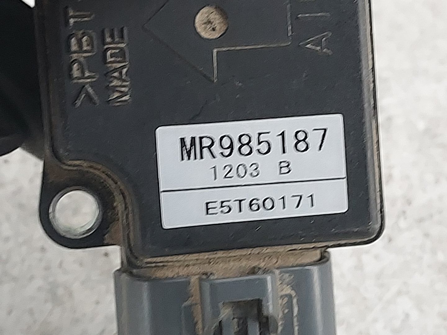 2004-2013 Mitsubishi Outlander Mass Air Flow Meter Maf 1487487 - Oemusedautoparts1.com
