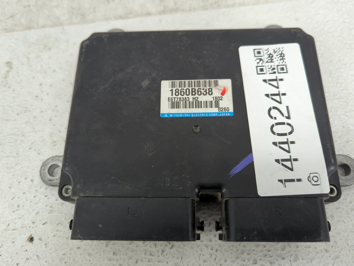 2011 Mitsubishi Outlander Sport PCM Engine Control Computer ECU ECM PCU OEM P/N:1860B638 E6T78383 OEM Used Auto Parts - Oemu