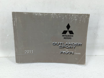 2011 Mitsubishi Outlander Sport Owners Manual Book Guide OEM Used Auto Parts - Oemusedautoparts1.com