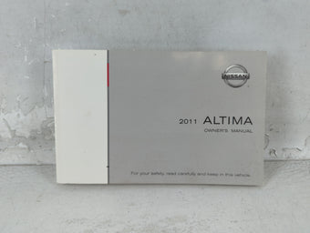 compare product 2011 Nissan Altima Owners Manual Book Guide P/N:OM1E 0L32U0 OEM Used Auto Parts