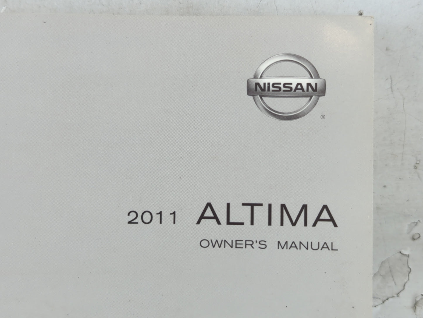 2011 Nissan Altima Owners Manual Book Guide P/N:OM1E 0L32U0 OEM Used Auto Parts - Oemusedautoparts1.com