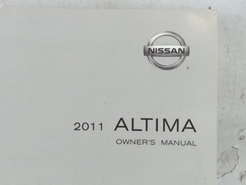2011 Nissan Altima Owners Manual Book Guide P/N:OM1E 0L32U0 OEM Used Auto Parts