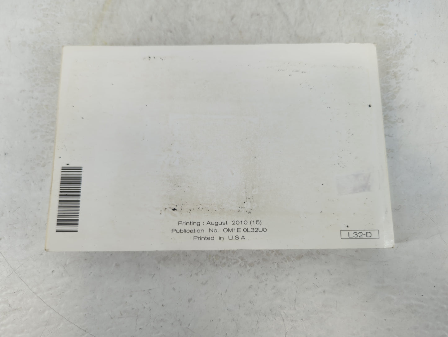 2011 Nissan Altima Owners Manual Book Guide P/N:OM1E 0L32U0 OEM Used Auto Parts - Oemusedautoparts1.com