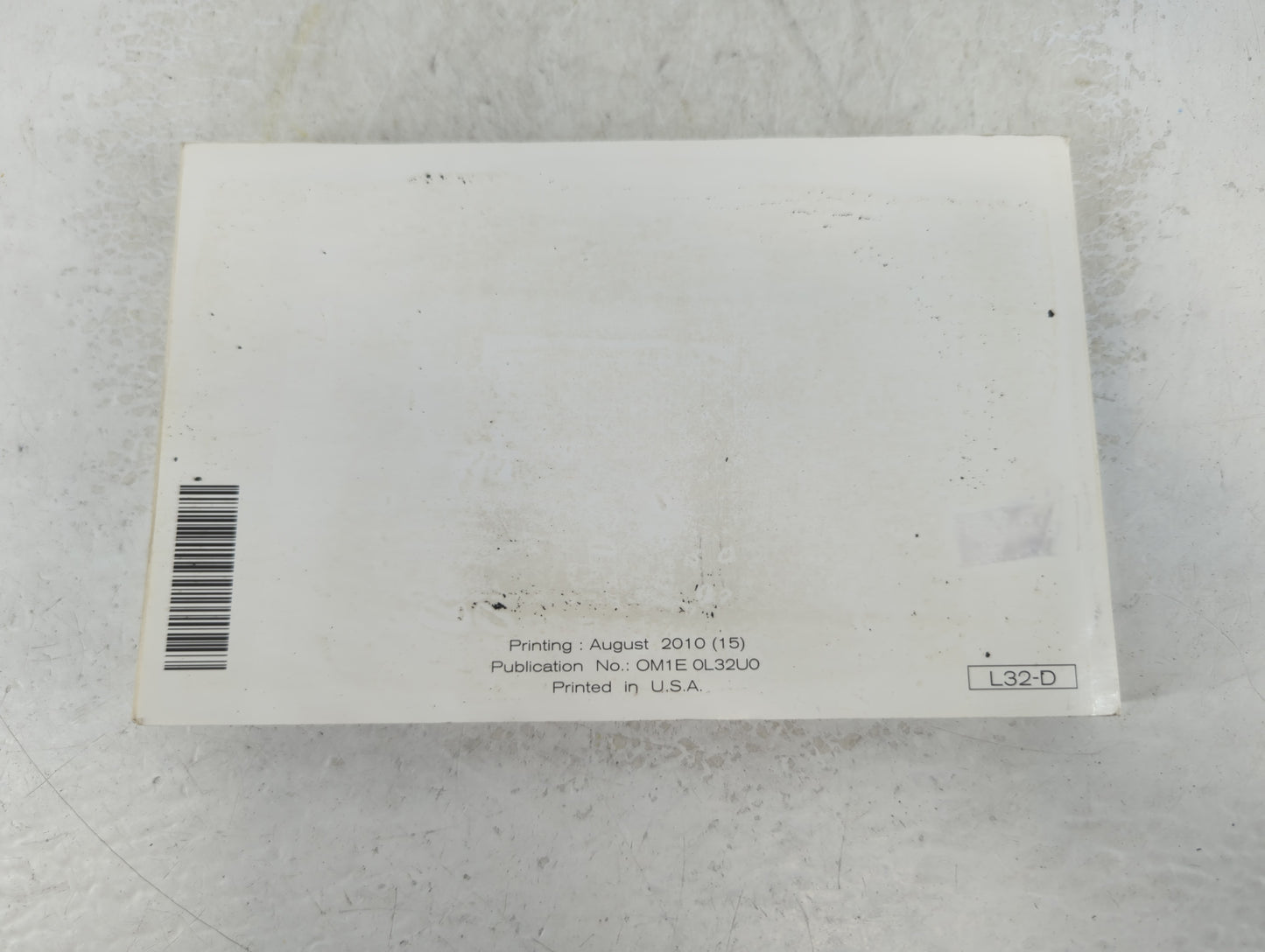 2011 Nissan Altima Owners Manual Book Guide P/N:OM1E 0L32U0 OEM Used Auto Parts - Oemusedautoparts1.com