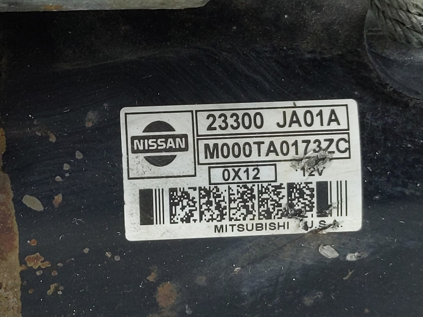 2007-2013 Nissan Altima Car Starter Motor Solenoid OEM P/N:23300 JA01A Fits Fits 2007 2008 2009 2010 2011 2012 2013 OEM Used