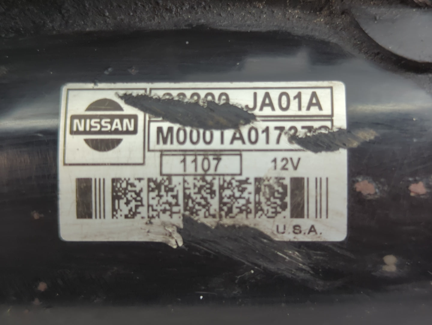 2007-2013 Nissan Altima Car Starter Motor Solenoid OEM P/N:M0001A01727 Fits Fits 2007 2008 2009 2010 2011 2012 2013 OEM Used