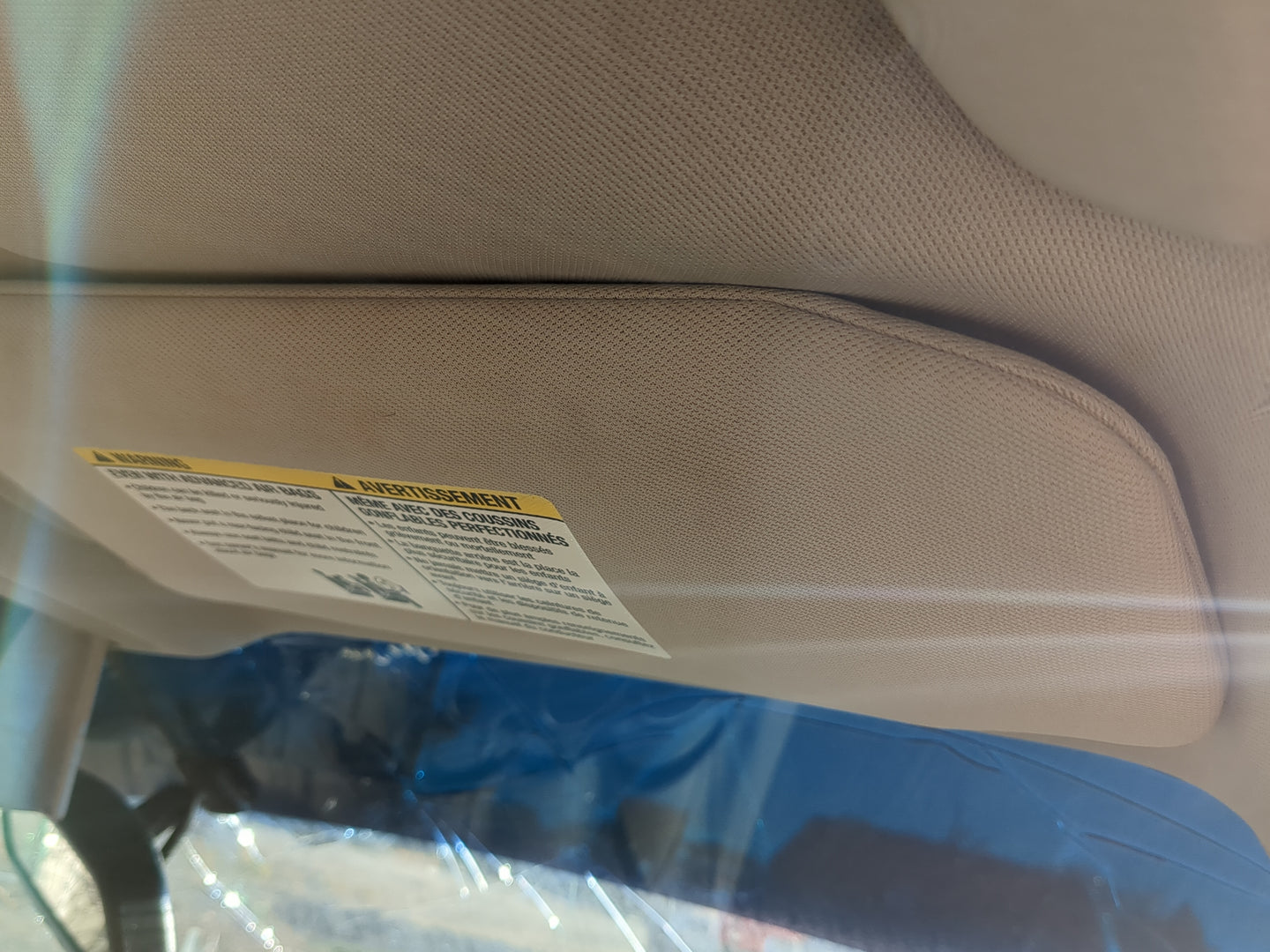 2010-2012 Nissan Altima Sun Visor Shade Replacement Passenger Right Mirror Fits Fits 2010 2011 2012 OEM Used Auto Parts - Oe