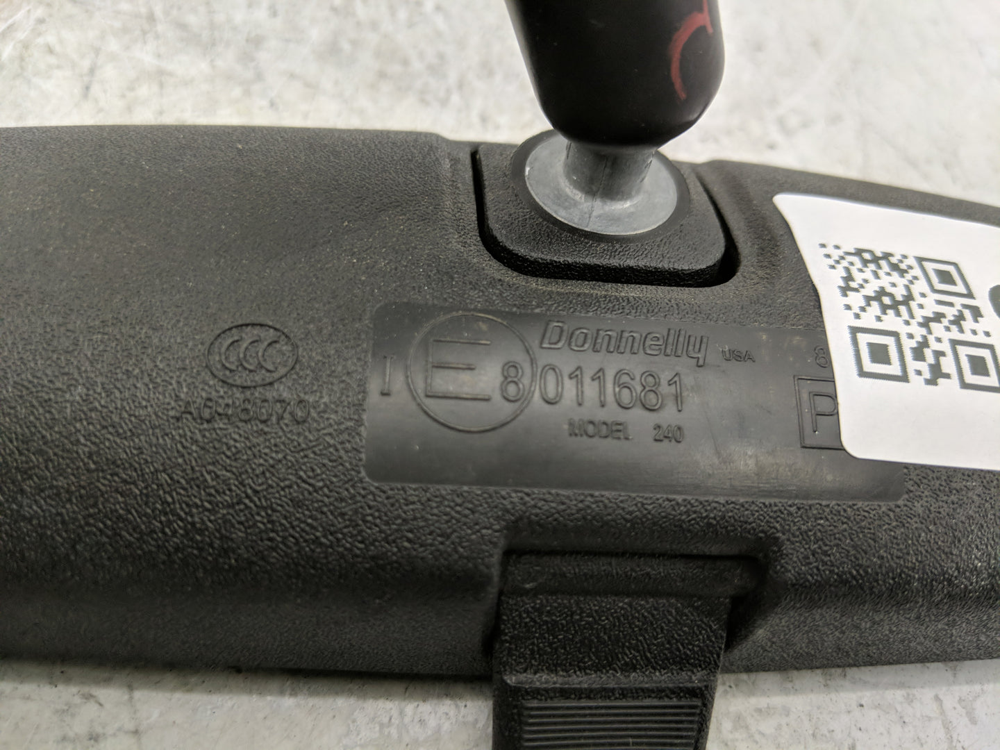 2007-2013 Nissan Altima Interior Rear View Mirror Replacement OEM P/N:E8011681 Fits Fits 2007 2008 2009 2010 2011 2012 2013 