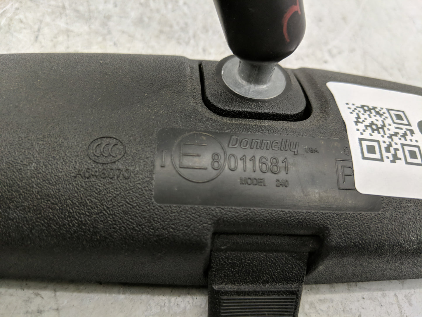 2007-2013 Nissan Altima Interior Rear View Mirror Replacement OEM P/N:E8011681 Fits Fits 2007 2008 2009 2010 2011 2012 2013 