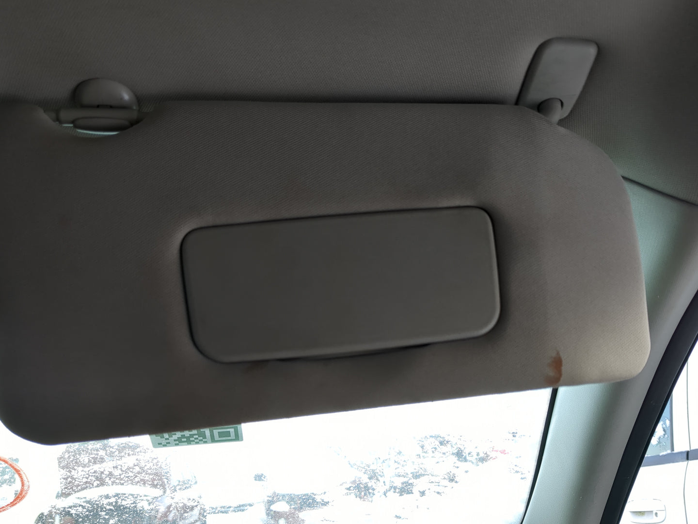 2010-2012 Nissan Altima Sun Visor Shade Replacement Passenger Right Mirror Fits Fits 2010 2011 2012 OEM Used Auto Parts - Oe