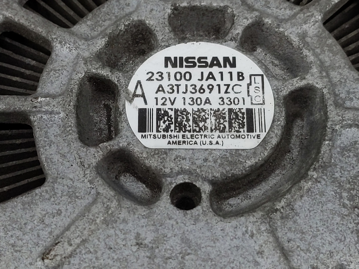 2007-2017 Nissan Altima Alternator Replacement Generator Charging Assembly Engine OEM P/N:A3TJ3691ZC 23100 JA11B Fits OEM Us