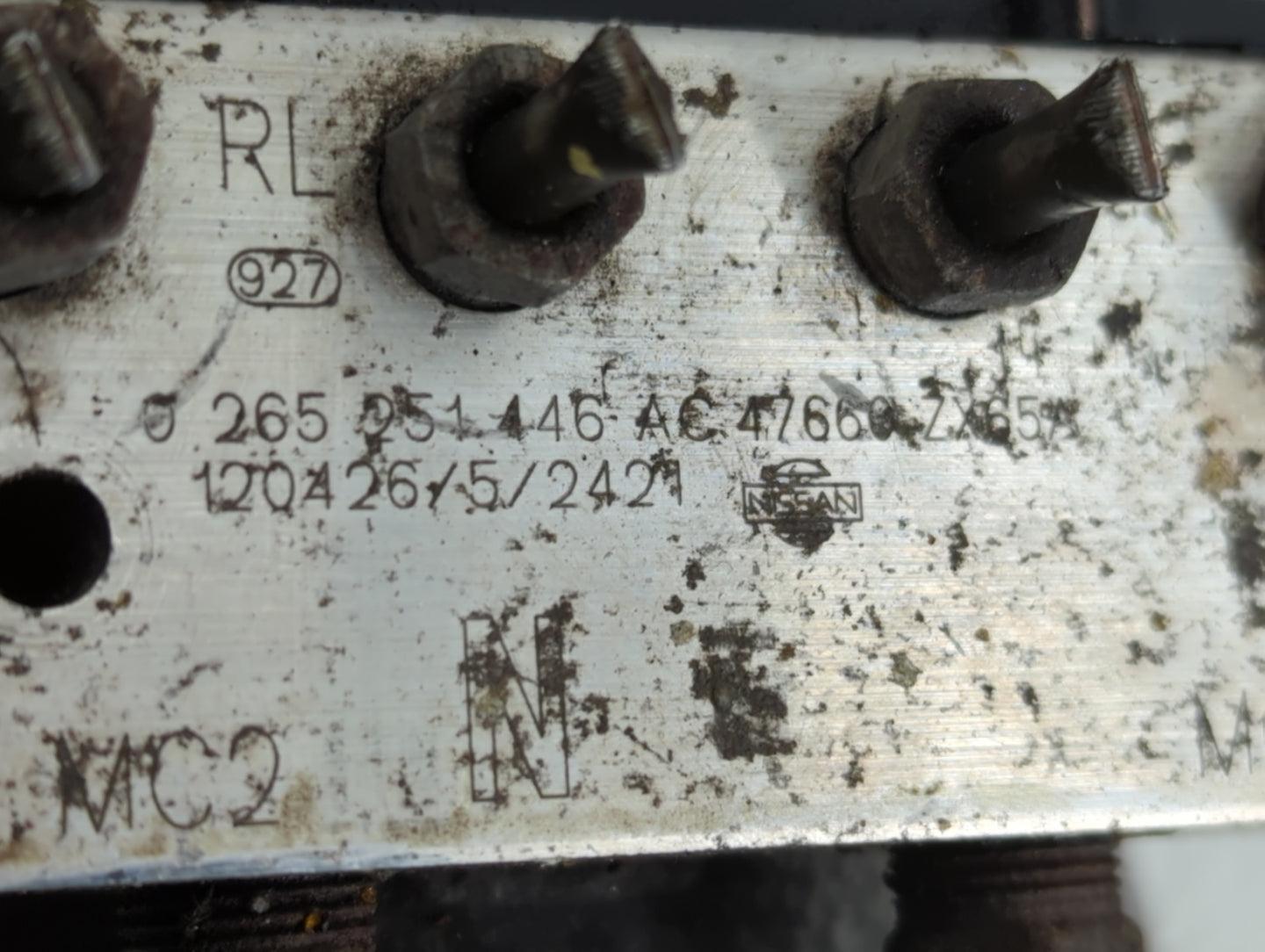 2011-2012 Nissan Altima ABS Pump Control Module Replacement P/N:47660 ZX65A Fits Fits 2011 2012 OEM Used Auto Parts - Oemuse