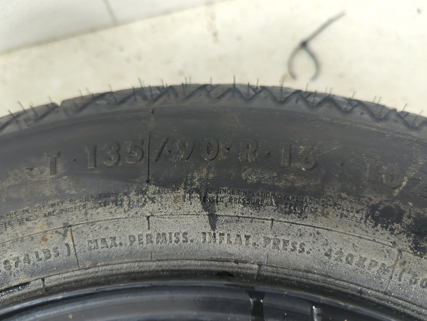 2007-2013 Nissan Altima Spare Donut Tire Wheel Rim Oem 1312641 - Oemusedautoparts1.com