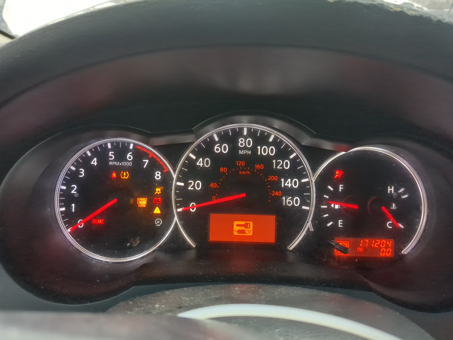 2011-2013 Nissan Altima Instrument Cluster Speedometer Gauges Miles:171K Fits Fits 2011 2012 2013 OEM Used Auto Parts - Oemu