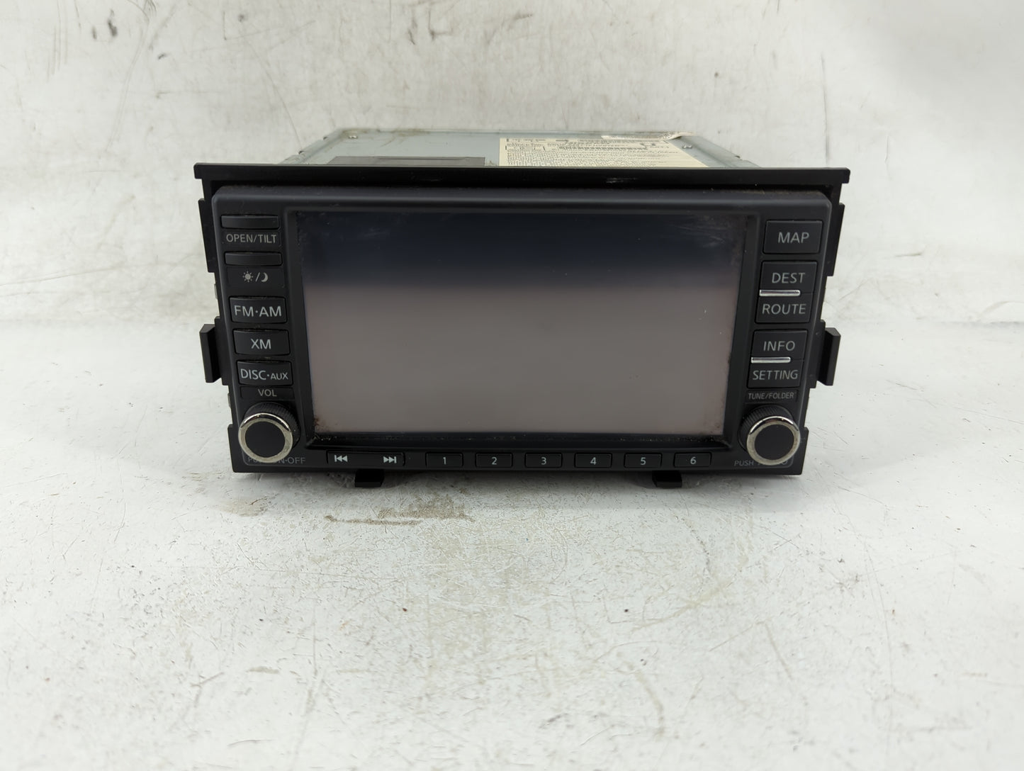 2011-2013 Nissan Altima Radio AM FM Cd Player Receiver Replacement P/N:25915 ZX04A Fits Fits 2011 2012 2013 OEM Used Auto Pa
