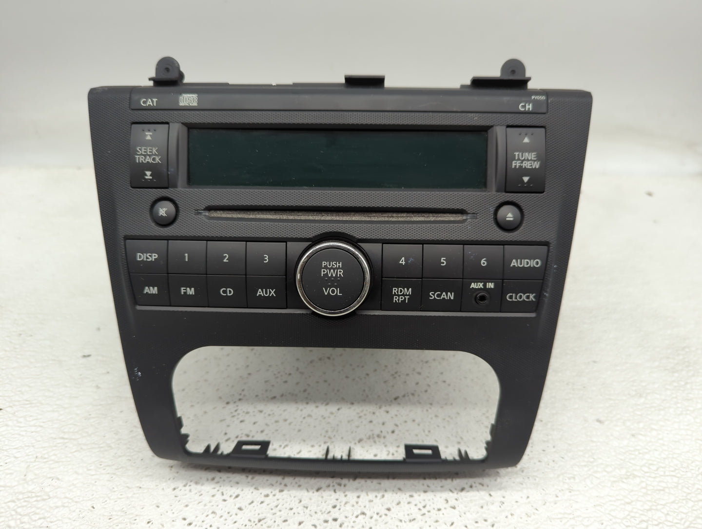 2010-2012 Nissan Altima Radio AM FM Cd Player Receiver Replacement P/N:38185 ZX13A Fits Fits 2010 2011 2012 OEM Used Auto Pa