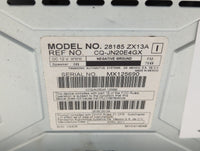 2010-2012 Nissan Altima Radio AM FM Cd Player Receiver Replacement P/N:38185 ZX13A Fits Fits 2010 2011 2012 OEM Used Auto Pa