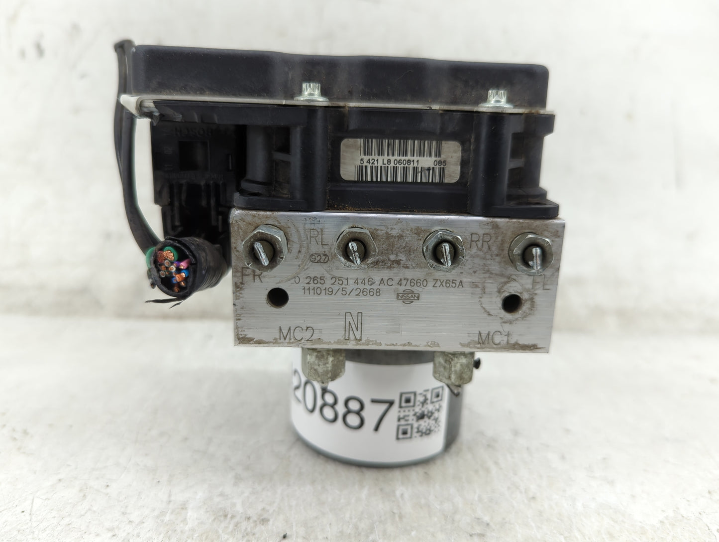 2011-2012 Nissan Altima ABS Pump Control Module Replacement P/N:0 265 951 869 20221 D0858, 0 265 251 446 Fits Fits 2011 2012