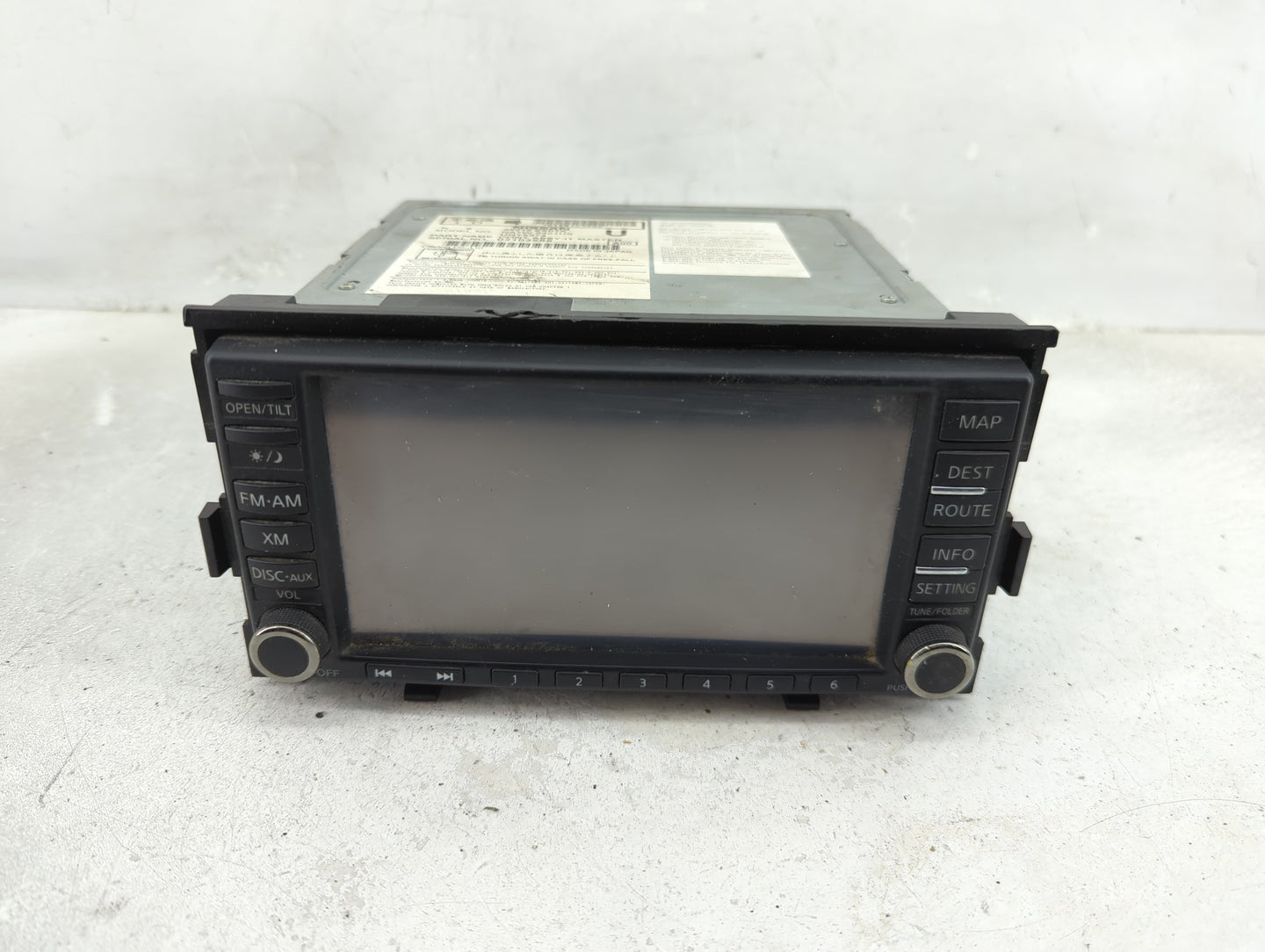 2011-2013 Nissan Altima Radio AM FM Cd Player Receiver Replacement P/N:25915 ZX01A Fits Fits 2011 2012 2013 OEM Used Auto Pa