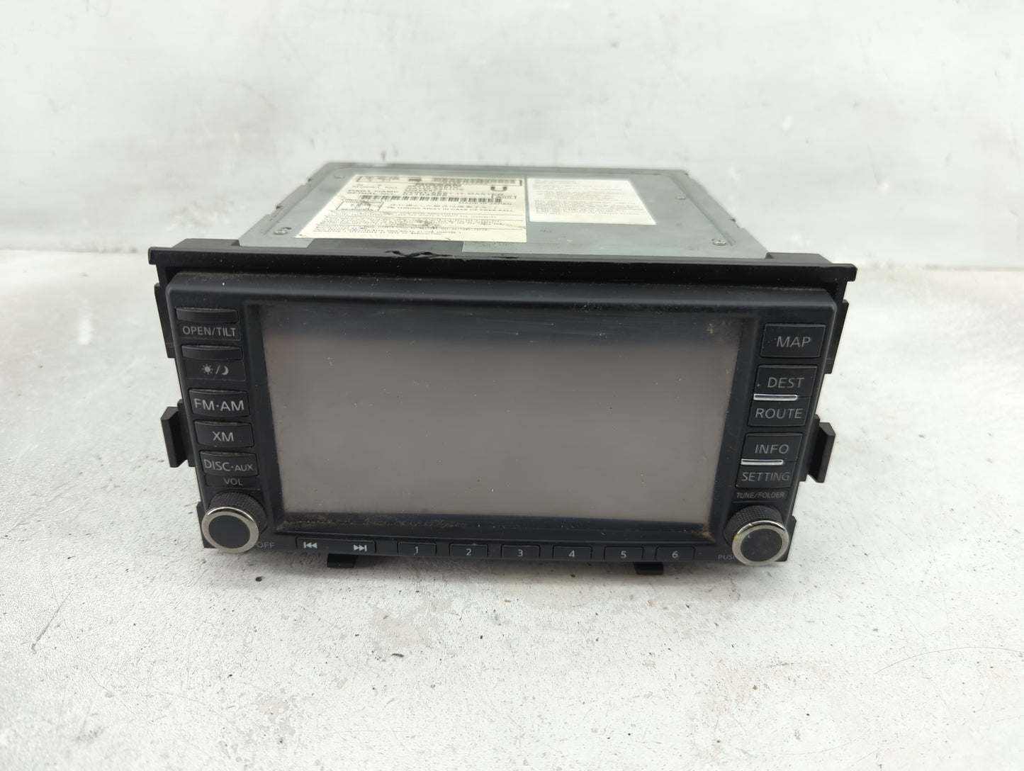 2011-2013 Nissan Altima Radio AM FM Cd Player Receiver Replacement P/N:25915 ZX01A Fits Fits 2011 2012 2013 OEM Used Auto Pa