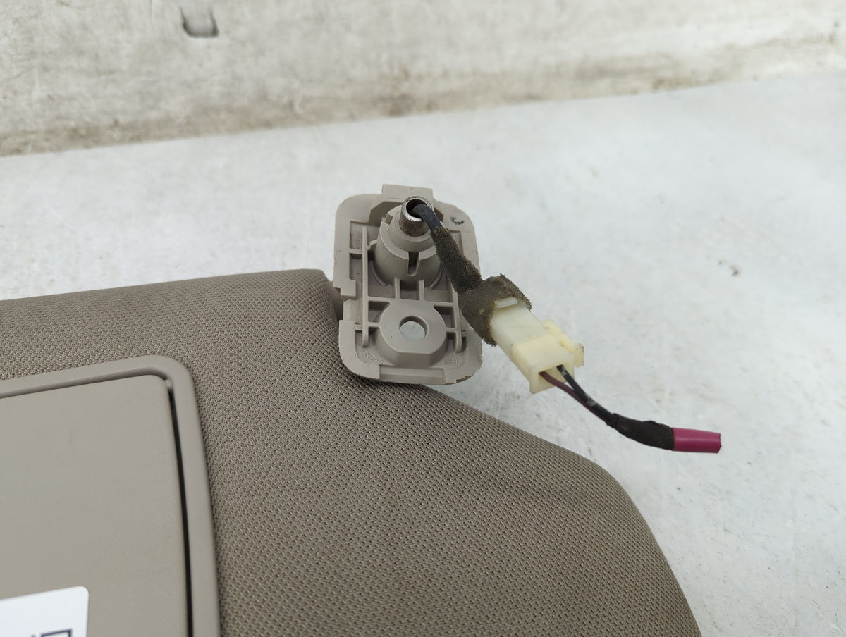 2011 Nissan Altima Sun Visor Shade Replacement Passenger Right Mirror Fits OEM Used Auto Parts - Oemusedautoparts1.com