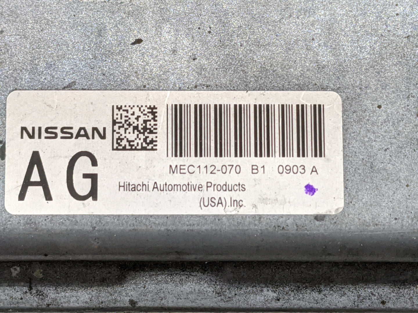 2011 Nissan Altima PCM Engine Control Computer ECU ECM PCU OEM P/N:MEC112-070 Fits OEM Used Auto Parts - Oemusedautoparts1.c