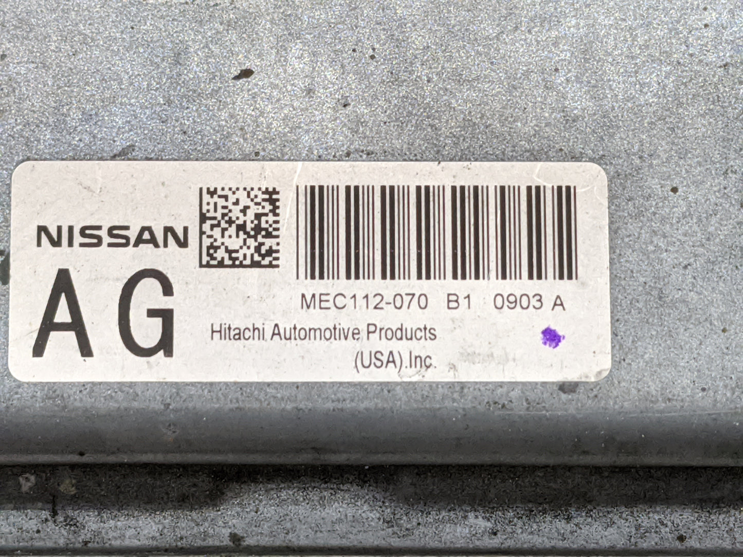 2011 Nissan Altima PCM Engine Control Computer ECU ECM PCU OEM P/N:MEC112-070 Fits OEM Used Auto Parts - Oemusedautoparts1.c