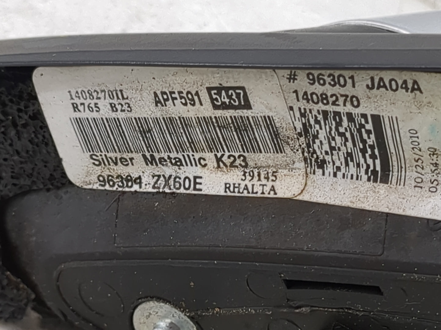 2007-2012 Nissan Altima Passenger Side View Mirror - Right Door Mirror OEM Used - Oemusedautoparts1.com
